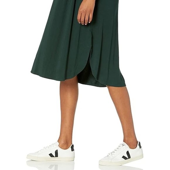 Amazon Essentials Jersey Sleeveless Gathered Midi Dress. e69 - Picture 3 of 5